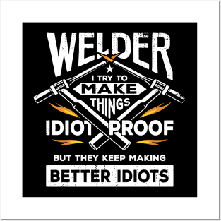 Funny Welding Welder Gift Posters and Art